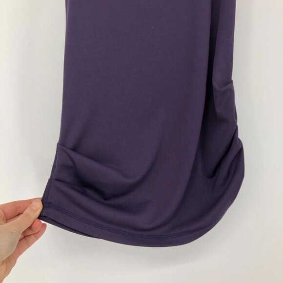 Karma plum purple ruched sides workout tank top small - Picture 7 of 12